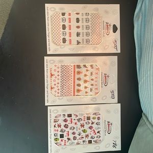 Halloween nail art designs stickers